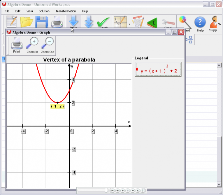 picture 6 for demo on Vertex Of A Parabola