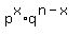p%5Ex%2Aq%5E%28n-x%29