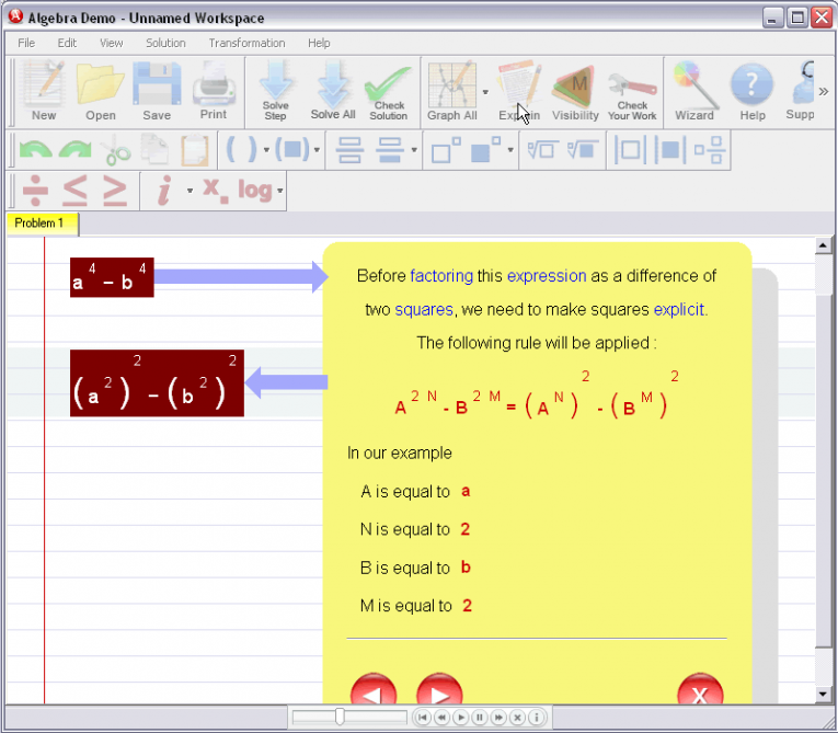 picture 3 for demo on Factoring Expressions