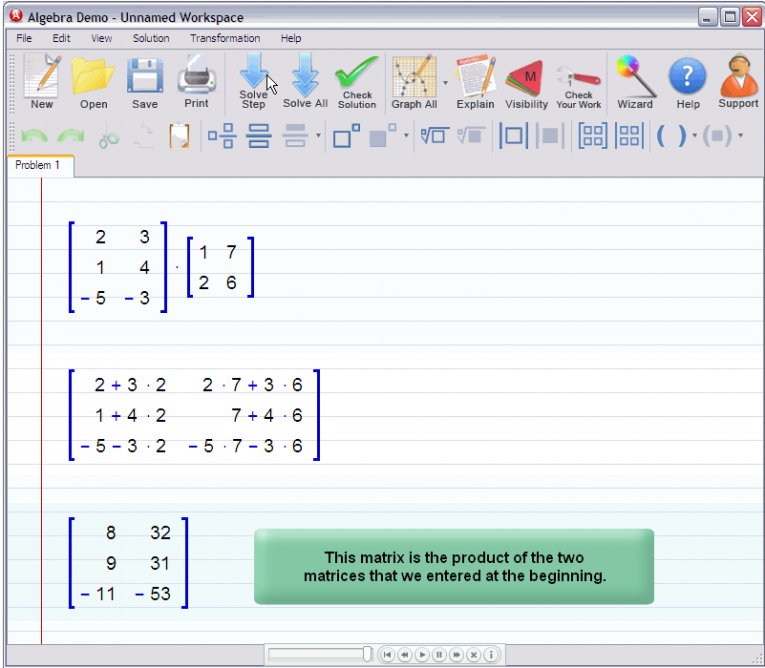 picture 5 for demo on Multiplying Matrices