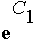 e^C[1]
